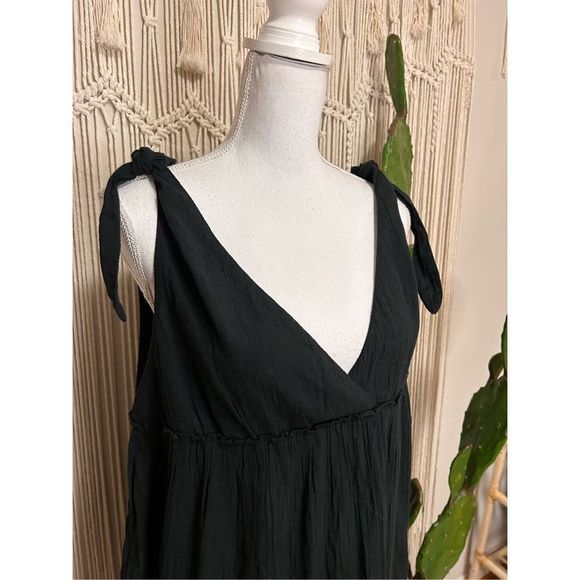 Aerie 100% Cotton Tie Shoulder Dress Size XL - Picture 2 of 7